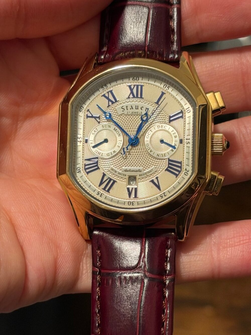 Stauer Automatic Gold Tone Roman Dial - Like New